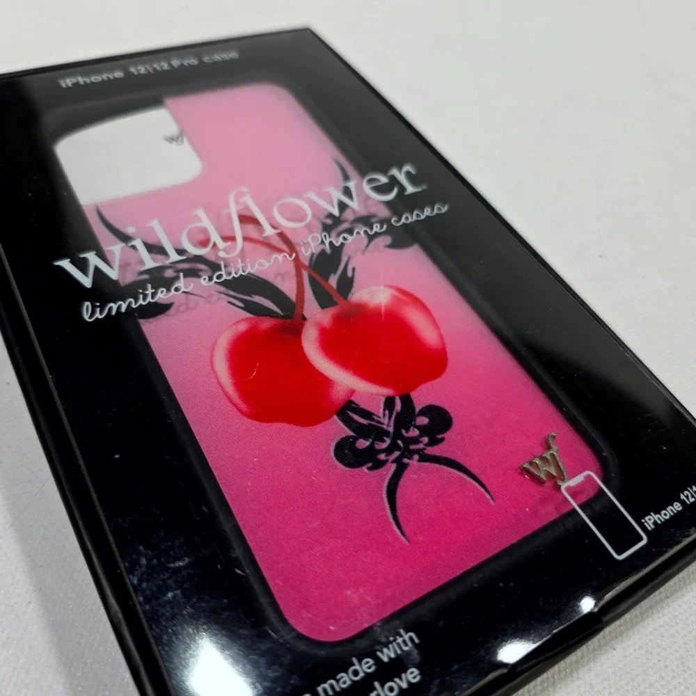 Wildflower Phone Case iPhone 12 12 Pro Pink Cherry Bow Limited Edition NEW Y2K